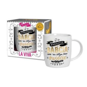 Kubek Pan Dragon La Viva! Gold Babcia